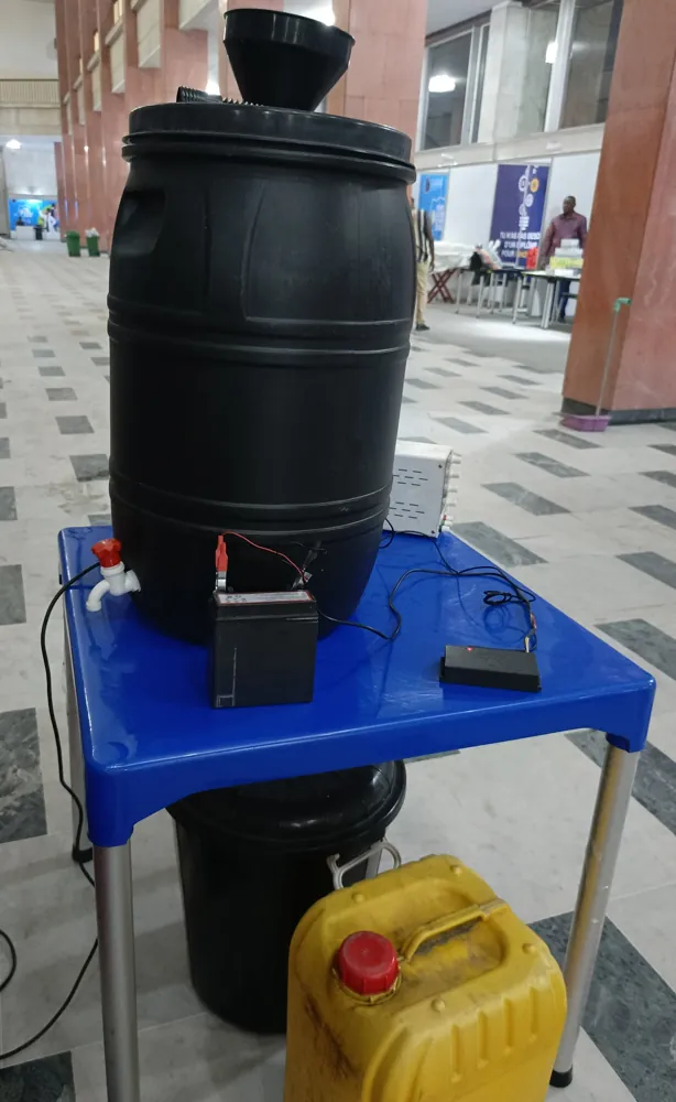 FUEL MONITORING demonstration rig with test tank, battery and GSM unit thumbnail