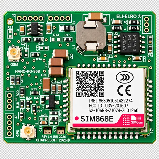 NANO CH02 module, PCB board close-up
